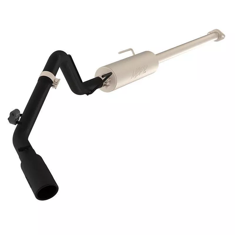 ’05-15 Toyota Tacoma 2 1/2″ Cat Back Black Side Exit Exhaust
