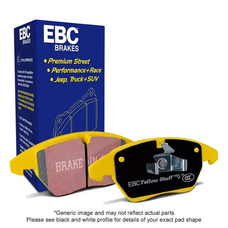 ’07-21 Toyota Tundra EBC Yellowstuff-Rear Brakepads