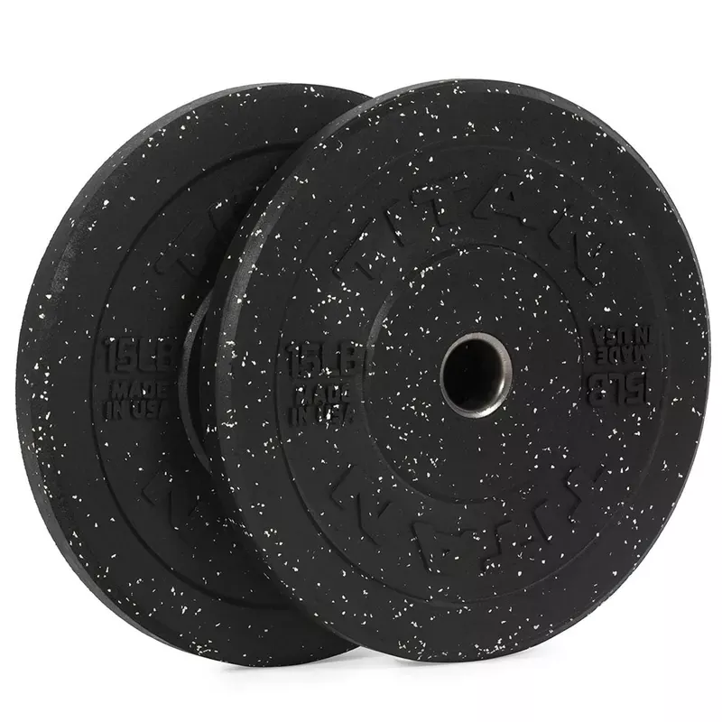 15 LB Pair Crumb Rubber Bumper Plates
