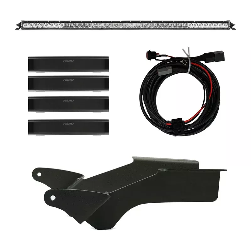 ’21-23 Ford Bronco Rigid SR-Series LED Light Bar Roof Rack Kit