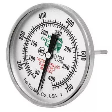 Big Green Egg External Temperature Gauge ( All Sizes) 3" Diameter