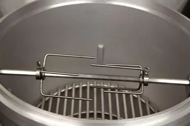 Blaze 20" Kamado Rotisserie Kit and Charcoal Tray