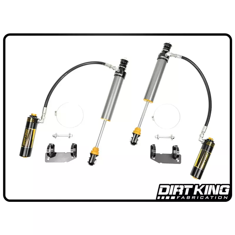 Dirt King 2.5 Smooth Body Rear Shock Kit w/ DCA Remote Reservoirs