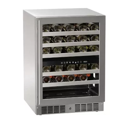 Marvel MRWD224-SG31A – 24″ Dual Zone Wine Refrigerator, Stainless Glass Door, Locking