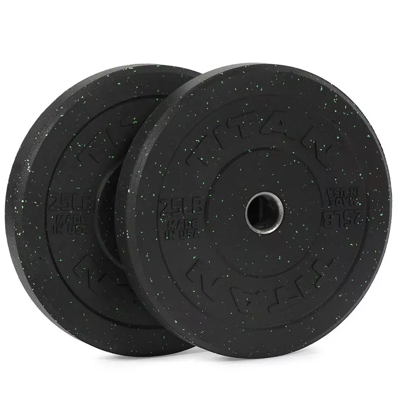 Scratch and Dent, 25 LB Pair Crumb Rubber Bumper Plates