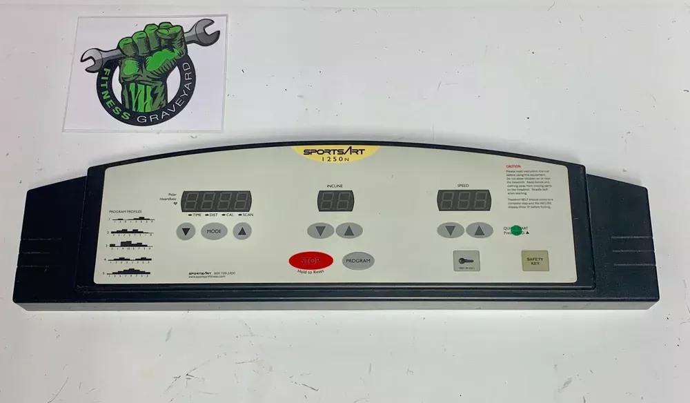 SportsArt 1250 Console Display – Used REF BAS923199SH