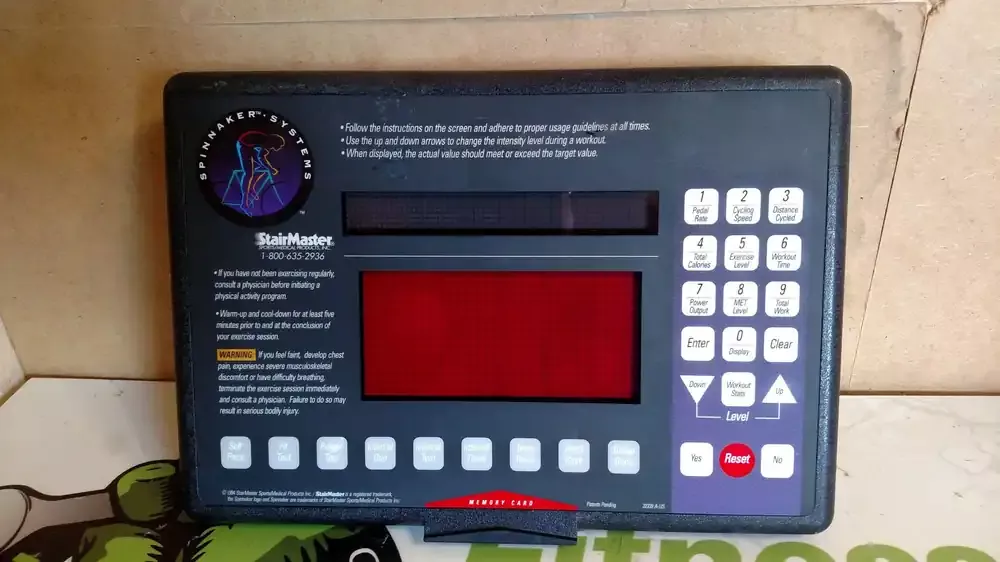 Stairmaster 3700RC Spinnaker Recumbent Bike Console Used ref. refit814181jg