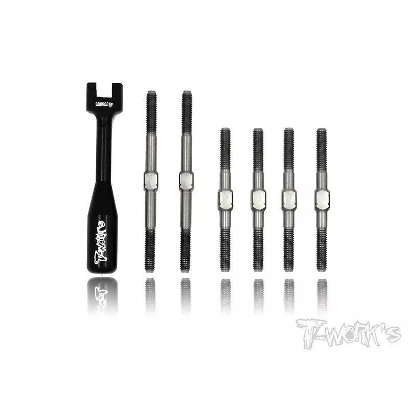TB-074 Titanium Turnbuckle Set For Hot Bodies D413