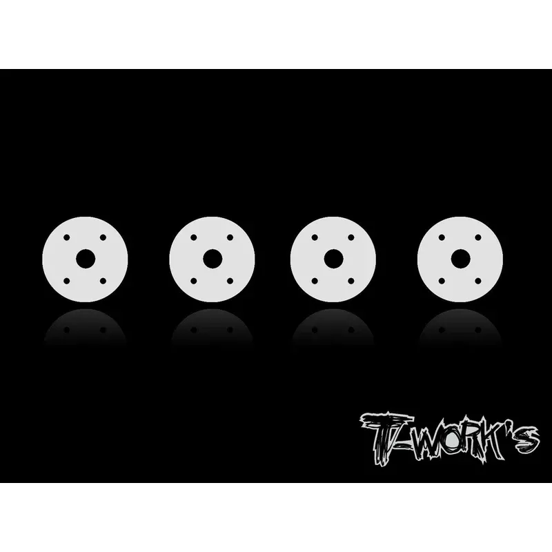 TE-061 Machined 1.1 x 4 Tapered Shock Pistons ( Serpent S411 )
