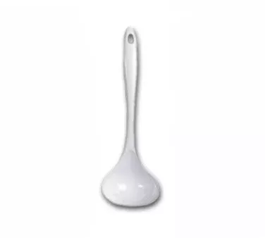 Thunder Group W7106 White Melamine One-Piece Ladle 12″