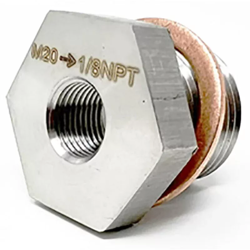 Torque Solution Sensor Adapter Plug: M20-1.5 to 1/8 NPT (TS-SU-731)
