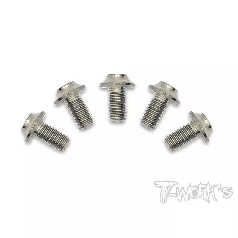TSS-U-5 64 Titanium M3 Hex. Socket UFO Head Screw 5Pcs.