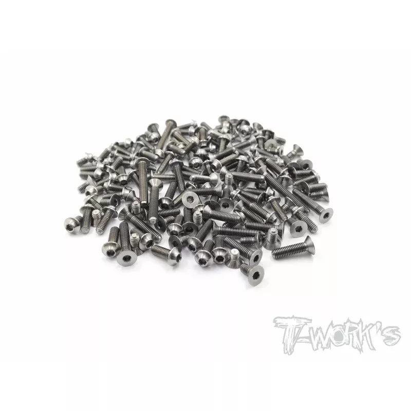 TSSU-12M 64 Titanium Screw set ( UFO Head )For VBC Lightning 12M