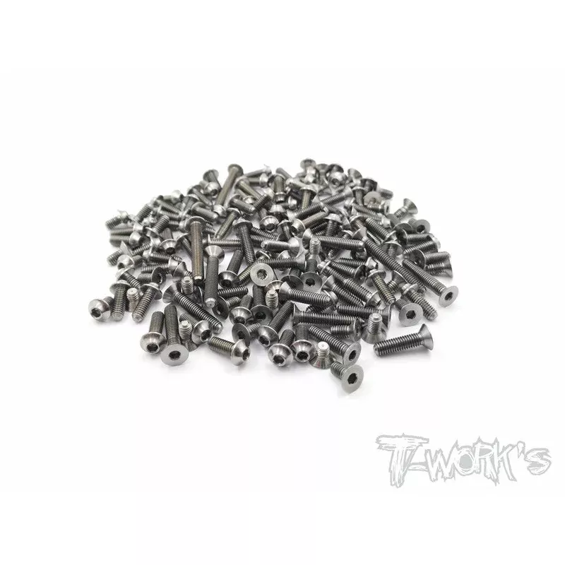 TSSU-RX10S 64 Titanium Screw set ( UFO Head ) 90pcs.(For DESTINY RX-10S )