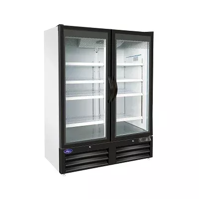 Valpro VP2F-48M – Freezer Merchandiser, two-section, 54″W, (2) hinged glass doors