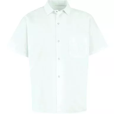 Workwear Outfitters Short Sleeve Cook Shirt, Top Pocket
