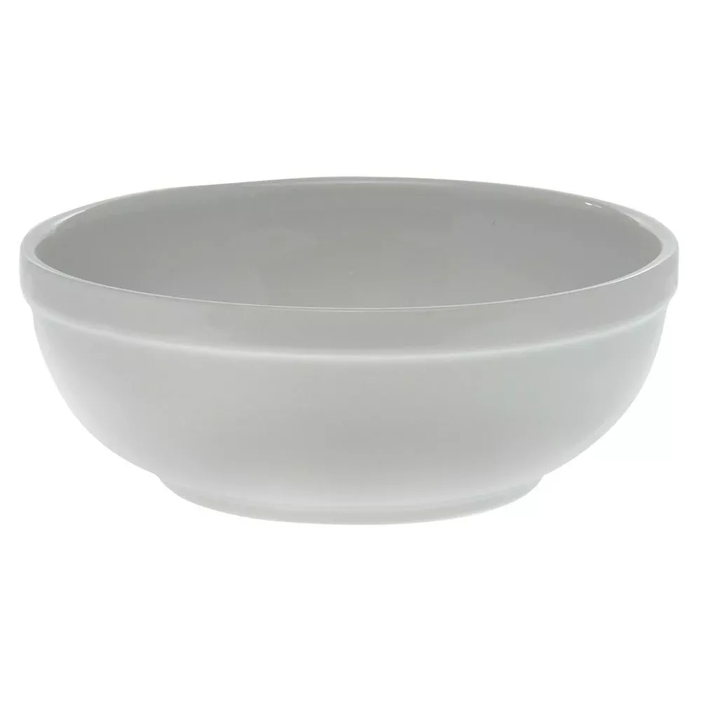 World Empire 19.5 oz Wide Rim Bright White China Oatmeal Bowl