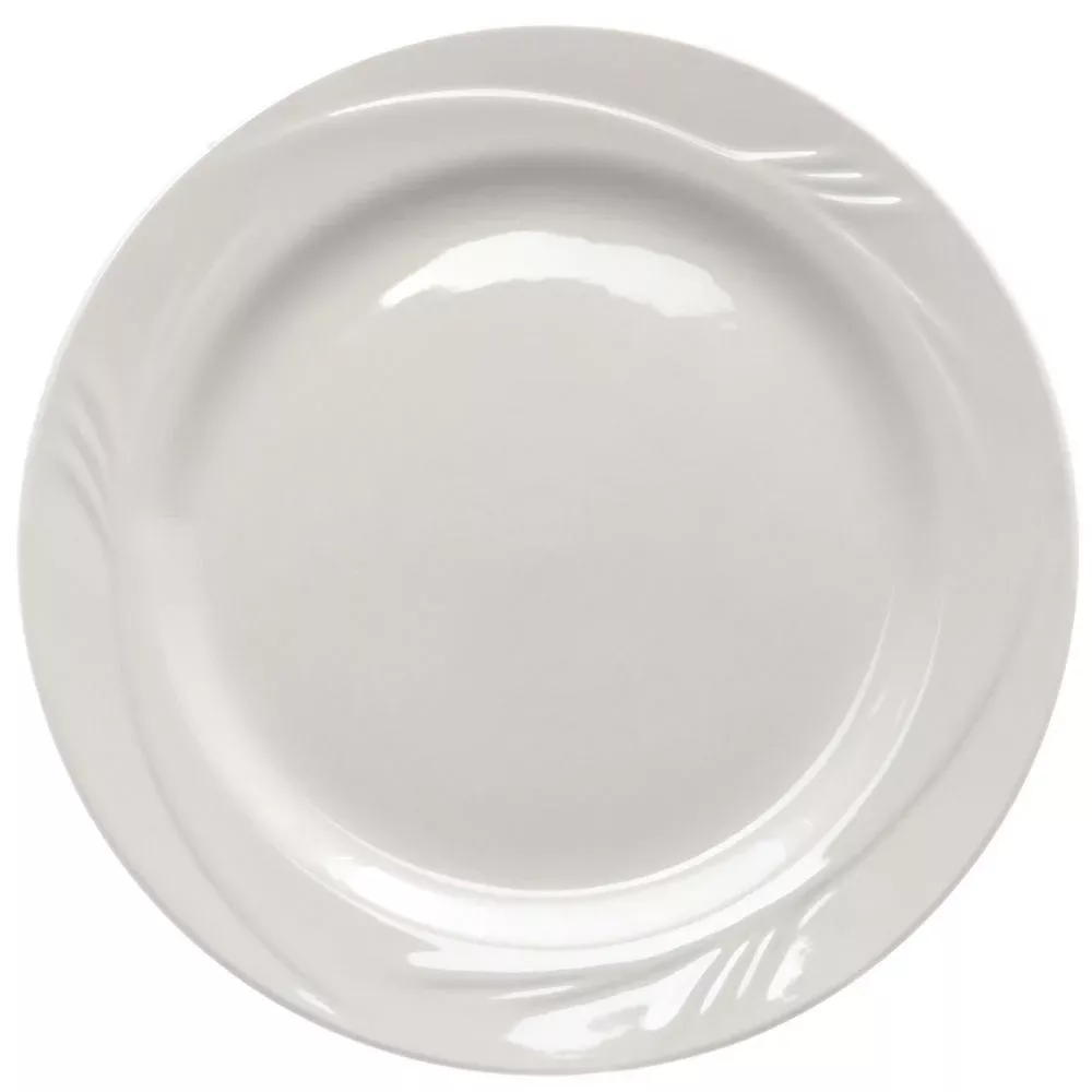 World Endurance Mid-Rim Warm White Porcelain Bread and Butter Plate – 6 1/4″ Dia
