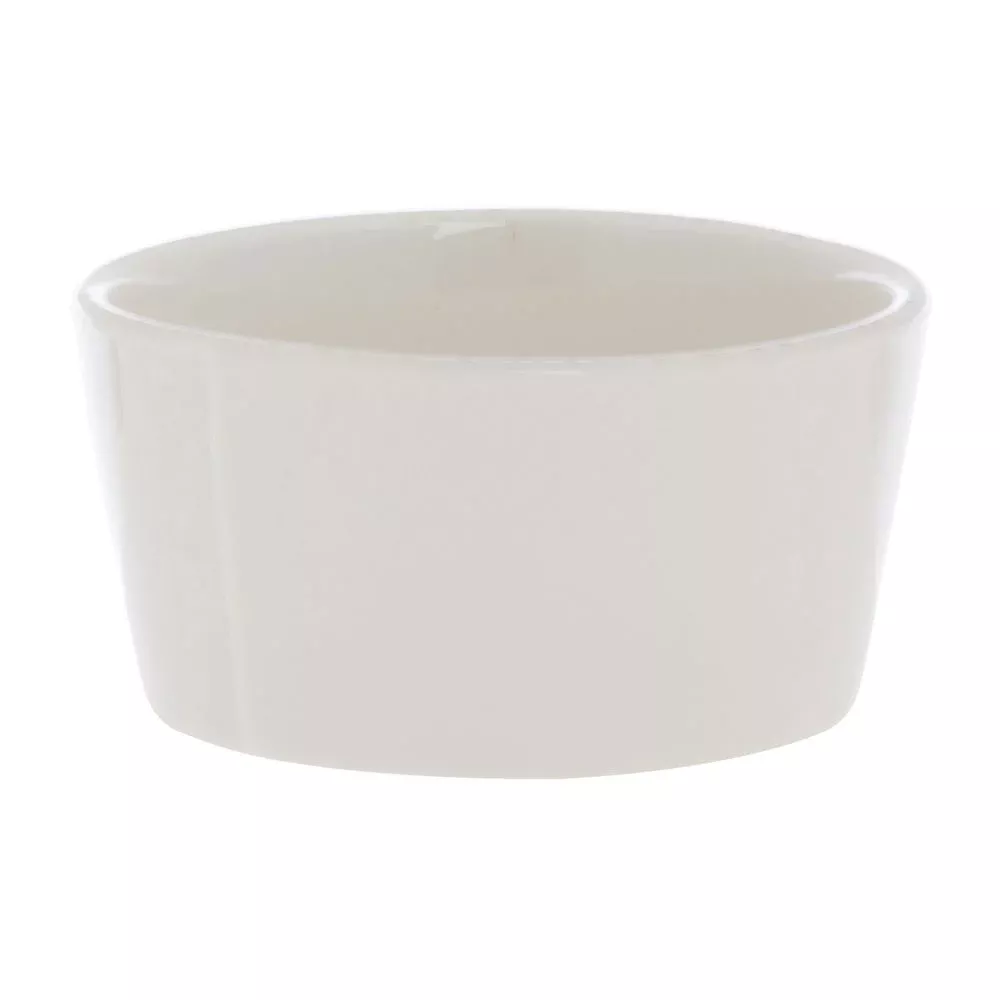 World Farmhouse 8 oz Warm White Porcelain Bouillon Cup