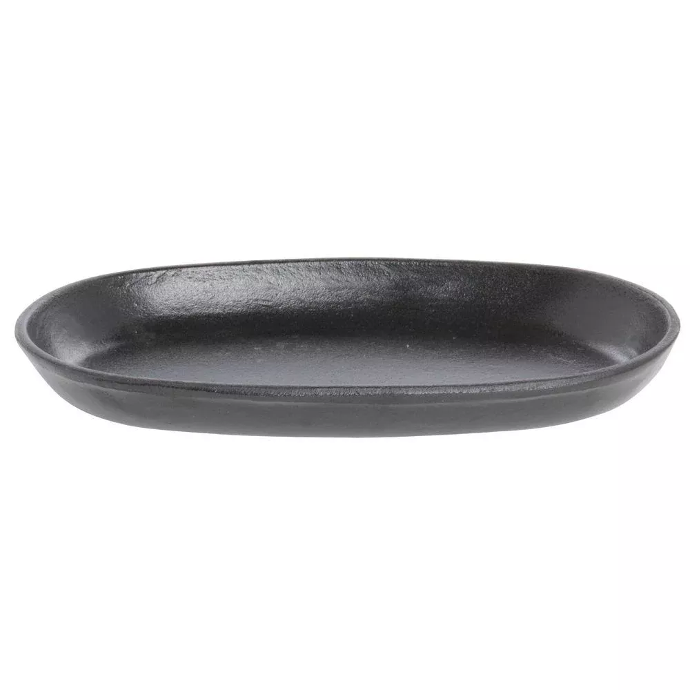 World Oval Cast Iron Tray – 9 1/4″L x 5 1/2″W x 1″H