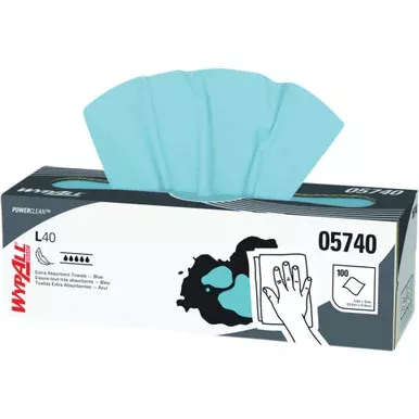WypAll Power Clean L40 Extra Absorbent Towels, Pop-Up Box