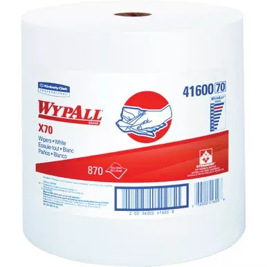 WypAll Power Clean X70 Medium Duty Cloths, Jumbo Roll