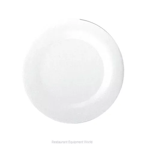 Yanco China MS-106WT Plate, Plastic