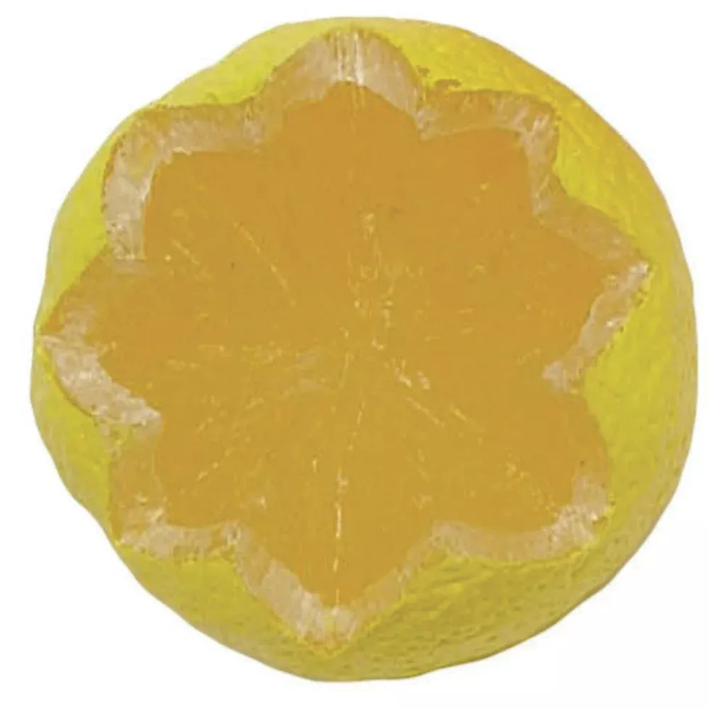 Yellow Plastic Replica Lemon Crown – 2″Dia x 1 1/2″H