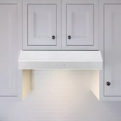 Zephyr AK1236CW – 36″ Under-Cabinet Range Hood, Mesh Filter, White