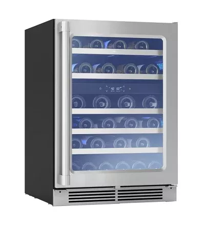 Zephyr PRPW24C02CG – Dual Temp Wine Cooler, 24″W, Glass Door